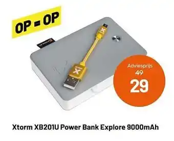Kamera Express Xtorm xb201u power bank explore 9000mah aanbieding