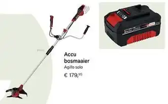 Einhell accu bosmaaier agillo solo