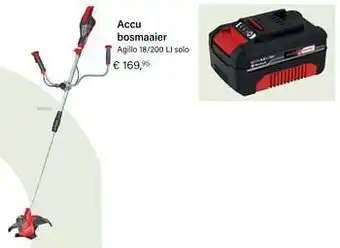 Multi bazar Einhell accu bosmaaier agillo 18-200 li solo aanbieding