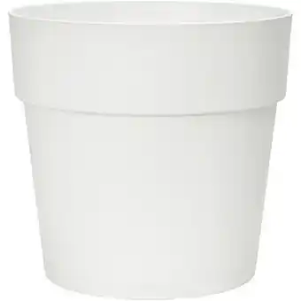 Brico Elho bloempot Vibia straight rond 30cm wit aanbieding