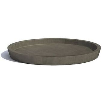 Brico Ecopots onderschotel rond taupe 28 cm aanbieding