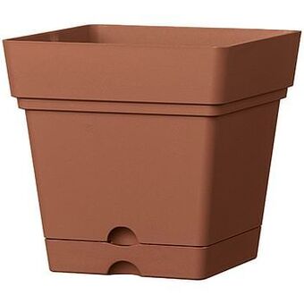 Brico Deroma pot ’Samba’ terracotta 18 x 18 cm aanbieding