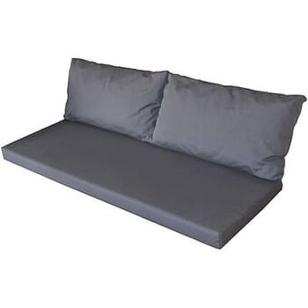Brico Wood4You plof tuinkussen antraciet 170 x 53 cm aanbieding