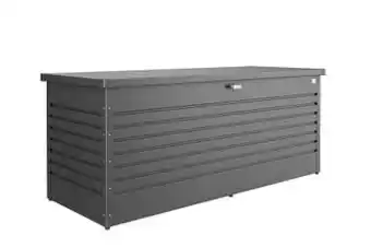 Brico Biohort kussenbox Hobby 200 donkergrijs 79x201cm aanbieding