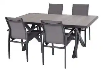 Dreamland Hartman tuinset Canterbury met 4 stoelen aanbieding