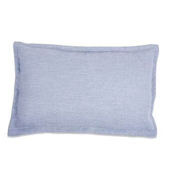 Leen Bakker Kussen Salvador - blauwgrijs - 35x55 cm - Leen Bakker aanbieding