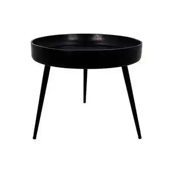 Leen Bakker HSM Collection bijzettafel Ventura - zwart - 42x50 cm - Leen Bakker aanbieding