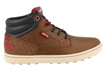 Berca Shoes Levi’s Sneaker Hoog Jongens New Portland Cognac Maat 36/39 - Cognac aanbieding