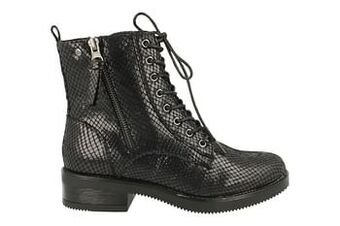 Berca Shoes Claudia Ghizzani Bottine Dames Trend Dierenprint - Zwart aanbieding