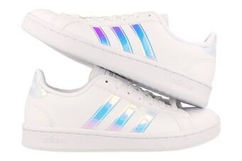 Berca Shoes Adidas Veterschoen Dames Grand Court - Wit aanbieding