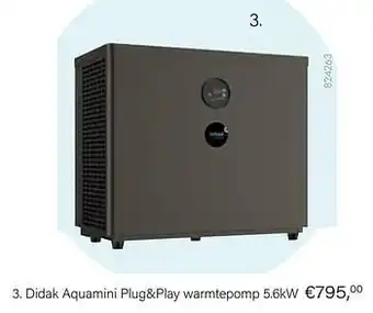 Didak aquamini plug+play warmtepomp