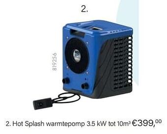 Multi bazar Hot splash warmtepomp aanbieding