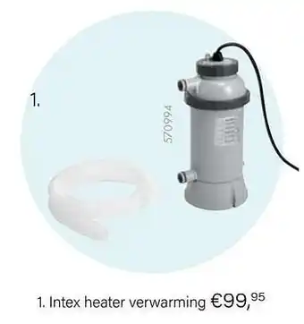 Multi bazar Intex heater verwarming aanbieding