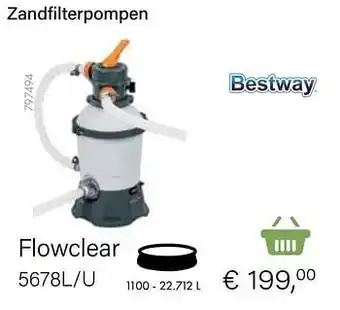 Multi bazar Bestway zandfilterpompen flowclear 5678l-u aanbieding