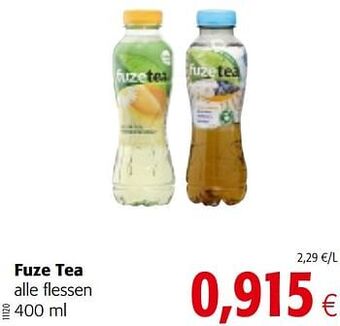 Colruyt Fuze tea alle flessen aanbieding