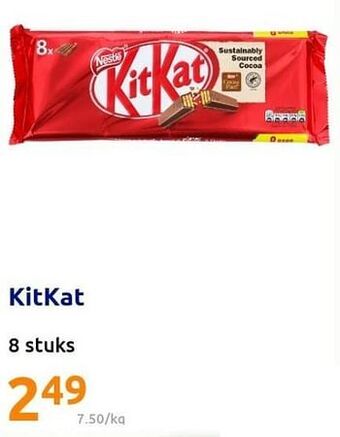 Action Kitkat aanbieding