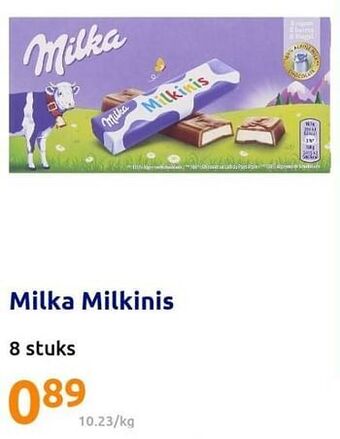Action Milka milkinis aanbieding