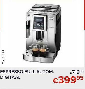 Euroshop Espresso Full Autom Digitaal aanbieding