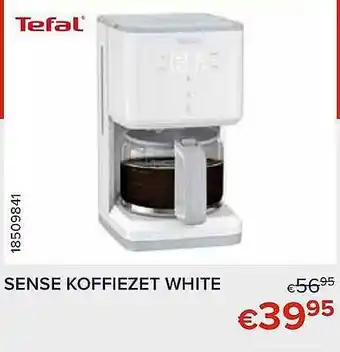 Euroshop Sense Koffiezet White aanbieding