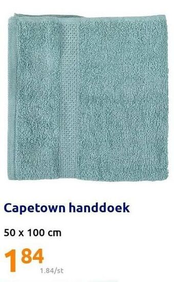 Action Capetown handdoek aanbieding