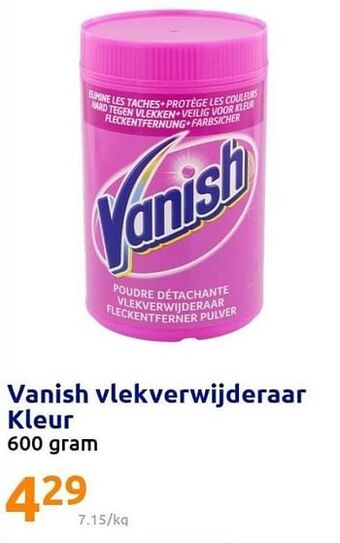 Action Vanish vlekverwijderaar kleur aanbieding