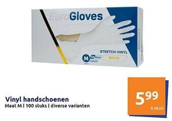 Action Vinyl handschoenen aanbieding