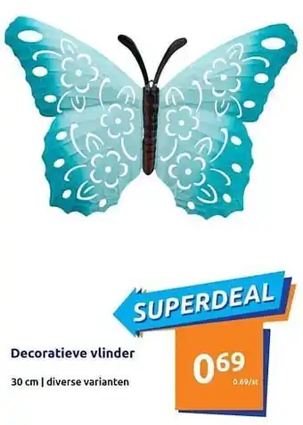 Action Decoratieve vlinder aanbieding