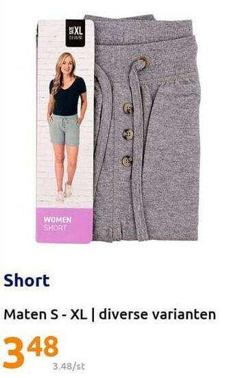 Action Short aanbieding