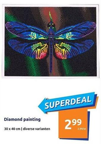 Action Diamond painting aanbieding