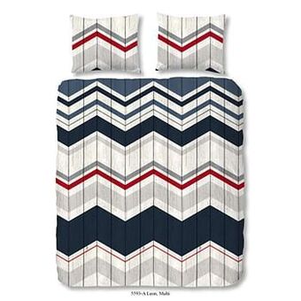 Leen Bakker Good Morning dekbedovertrek Leon - veelkleurig - 240x200/220 cm - Leen Bakker aanbieding