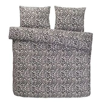 Leen Bakker Comfort dekbedovertrek Bagheera - naturelkleur - 200x200/220 cm - Leen Bakker aanbieding