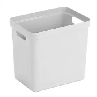 Leen Bakker Sigma home box 25 liter - wit - 36,3x25x35 cm - Leen Bakker aanbieding