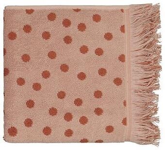HEMA HEMA Handdoek - 50 X 100 - Zware Kwaliteit - Bruin Gestipt aanbieding