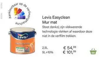 Multi bazar Levis easyclean mur mat aanbieding
