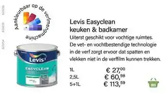 Multi bazar Levis easyclean keuken + badkamer aanbieding