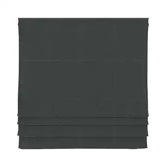 Leen Bakker Vouwgordijn verduisterend - antraciet - 100x180 cm - Leen Bakker aanbieding