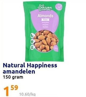 Action Natural happiness amandelen aanbieding