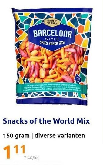 Snacks of the world mix