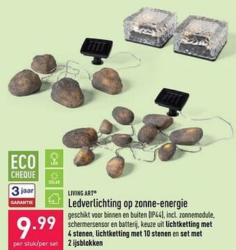 ALDI Ledverlichting op zonne-energie aanbieding
