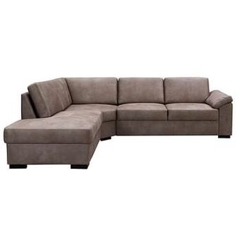 Leen Bakker Hoeksalon Tom large - taupe - Leen Bakker aanbieding