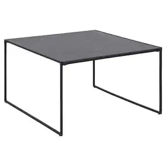 Leen Bakker Salontafel Kilada - zwart - 48x80x80 cm - Leen Bakker aanbieding