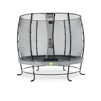 Brico Exit trampoline Elegant + veiligheidsnet Economy ø253cm grijs aanbieding