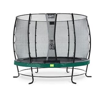 Brico Exit trampoline Elegant + veiligheidsnet Economy ø305cm groen aanbieding