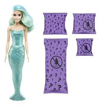 Dreamland Barbie mannequinpop Color Reveal Mermaid aanbieding
