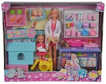 ToyChamp Steffi Animal World met Steffi en Evi aanbieding