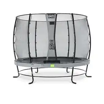 Brico Exit trampoline Elegant + veiligheidsnet Economy ø305cm grijs aanbieding