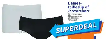 Action Dames tailleslip of boxershort aanbieding
