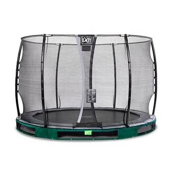 Brico Exit in-ground trampoline Elegant met veiligheidsnet Economy ø305cm groen aanbieding