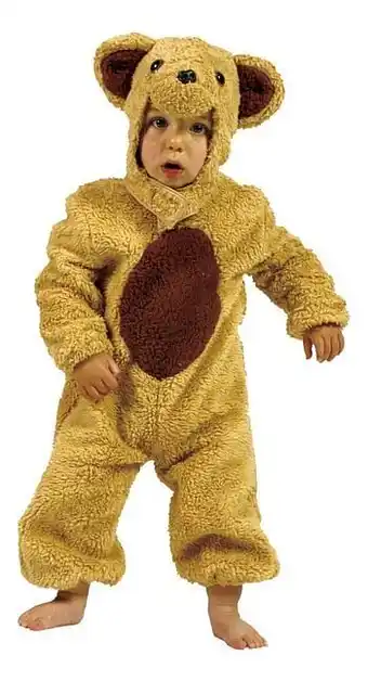 Dreamland Verkleedpak Beer Onesie maat 92 aanbieding