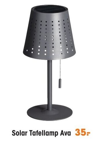 Kwantum Solar Tafellamp Ava aanbieding